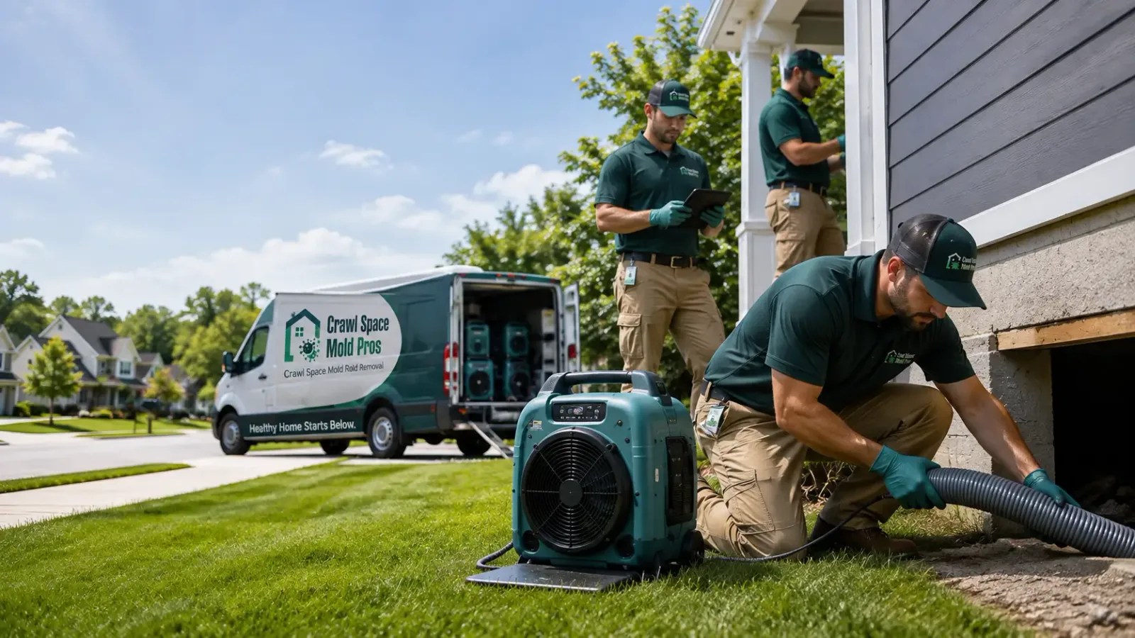 Crawl Space Mold Removal in Lawley, AL